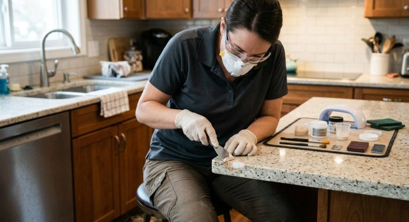 Quartzite Countertop Repair Service